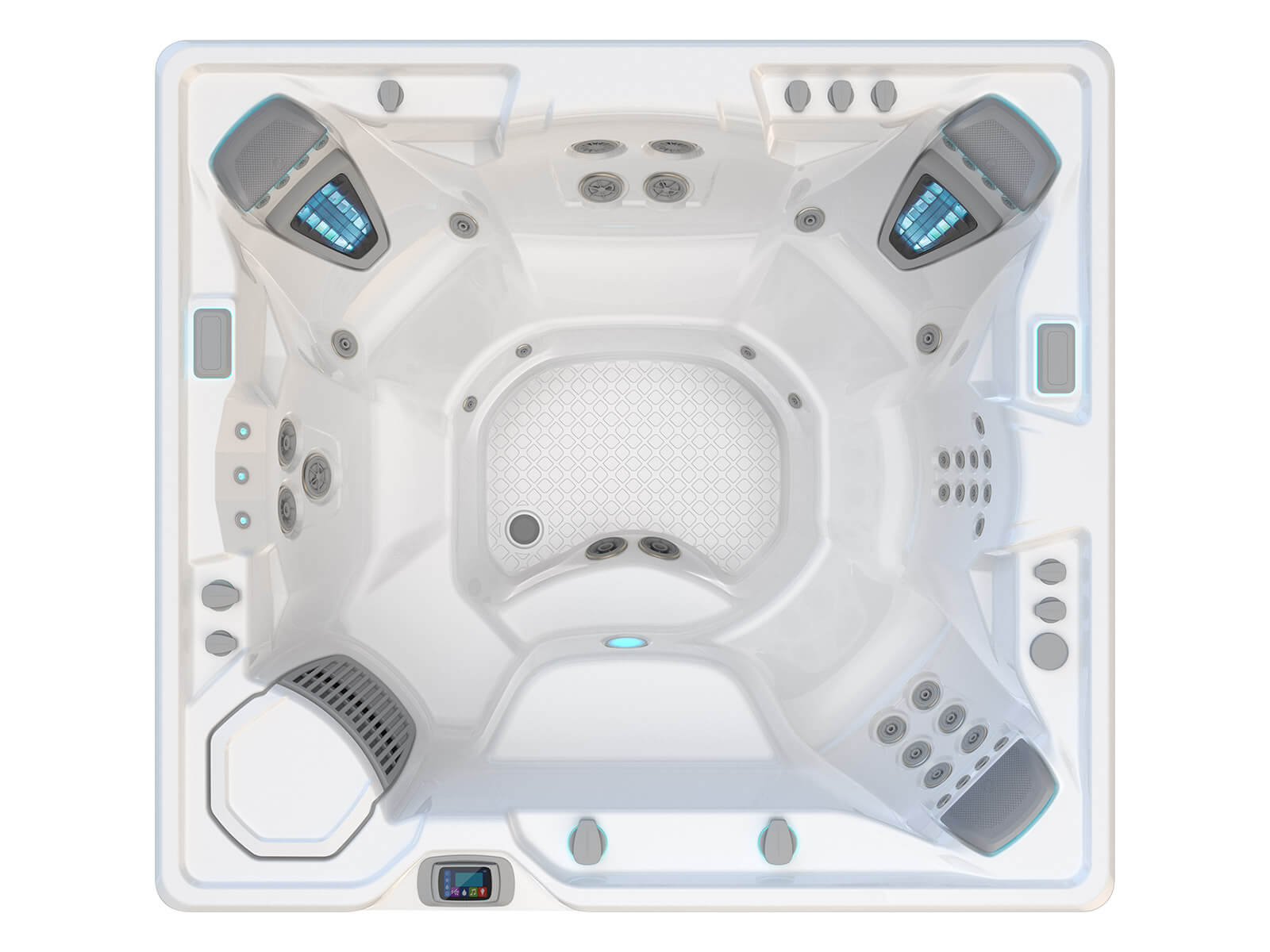 Grandee Hot Spring Spas HighLife® Collection overhead 2