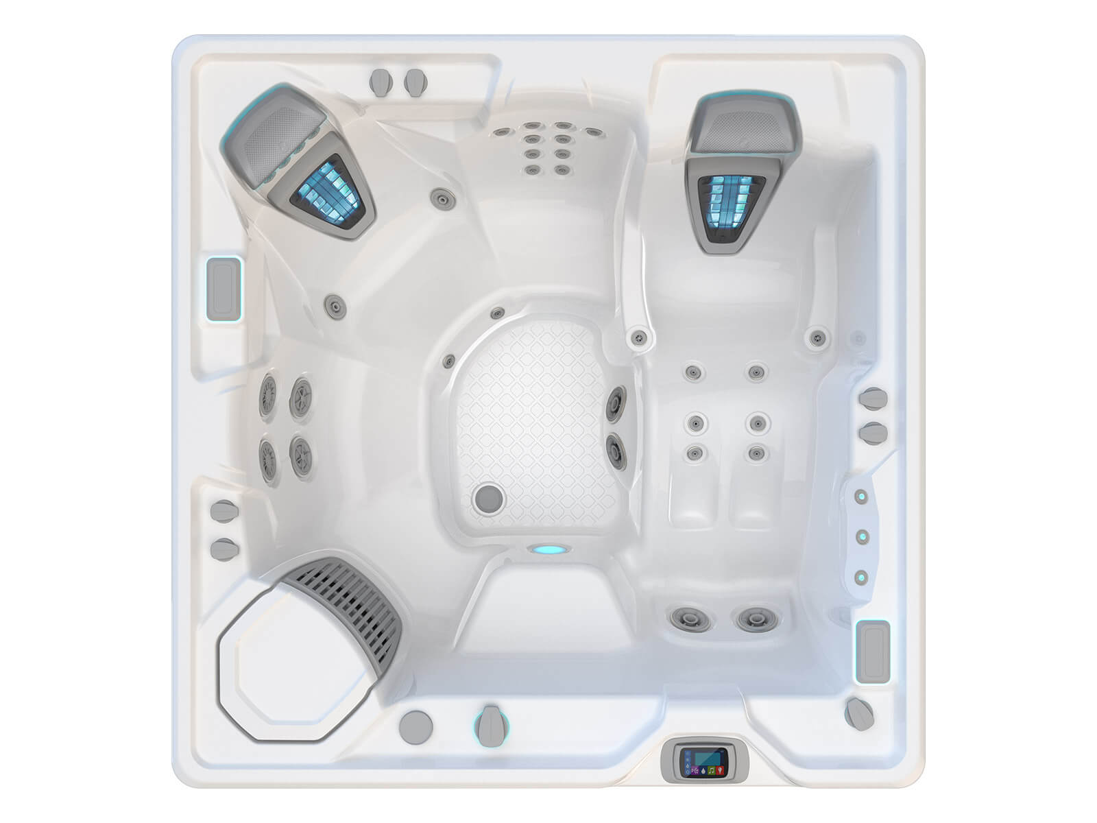 Aria Hot Spring Spas HighLife® Collection overhead
