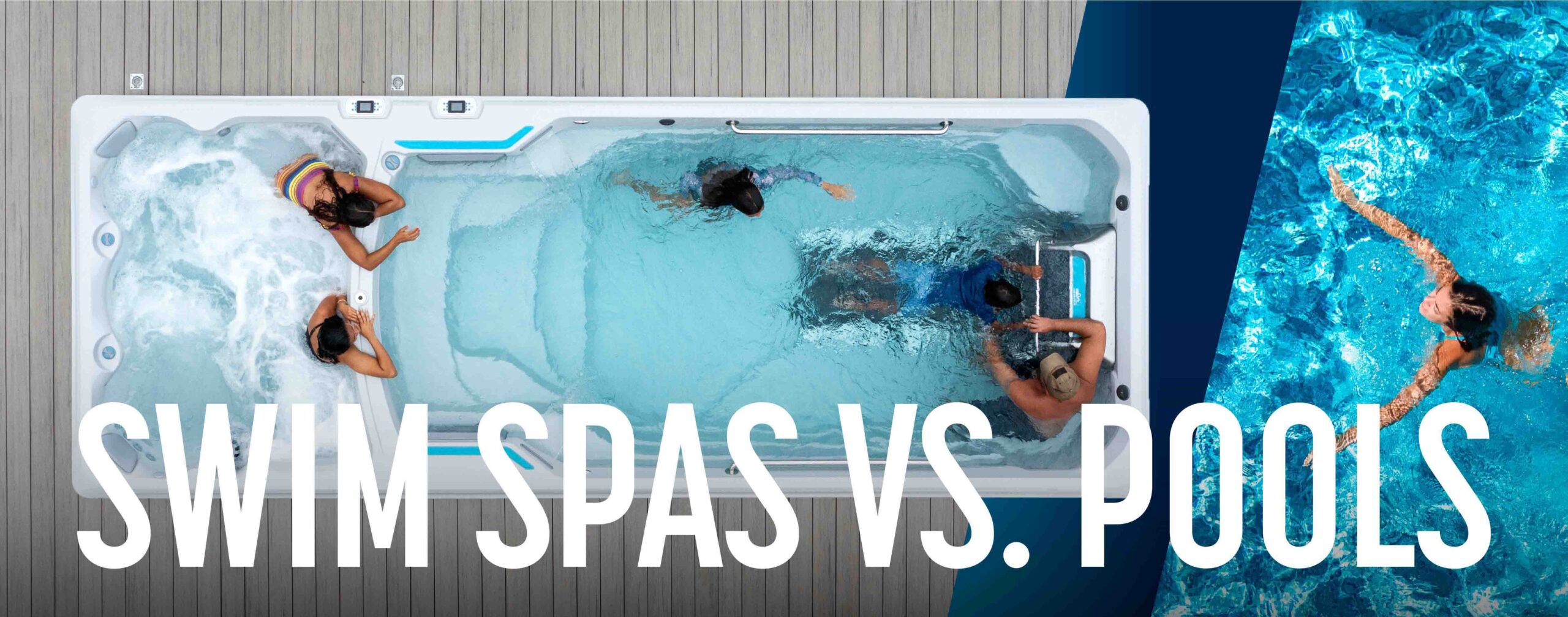 Swim spas vs. pools
