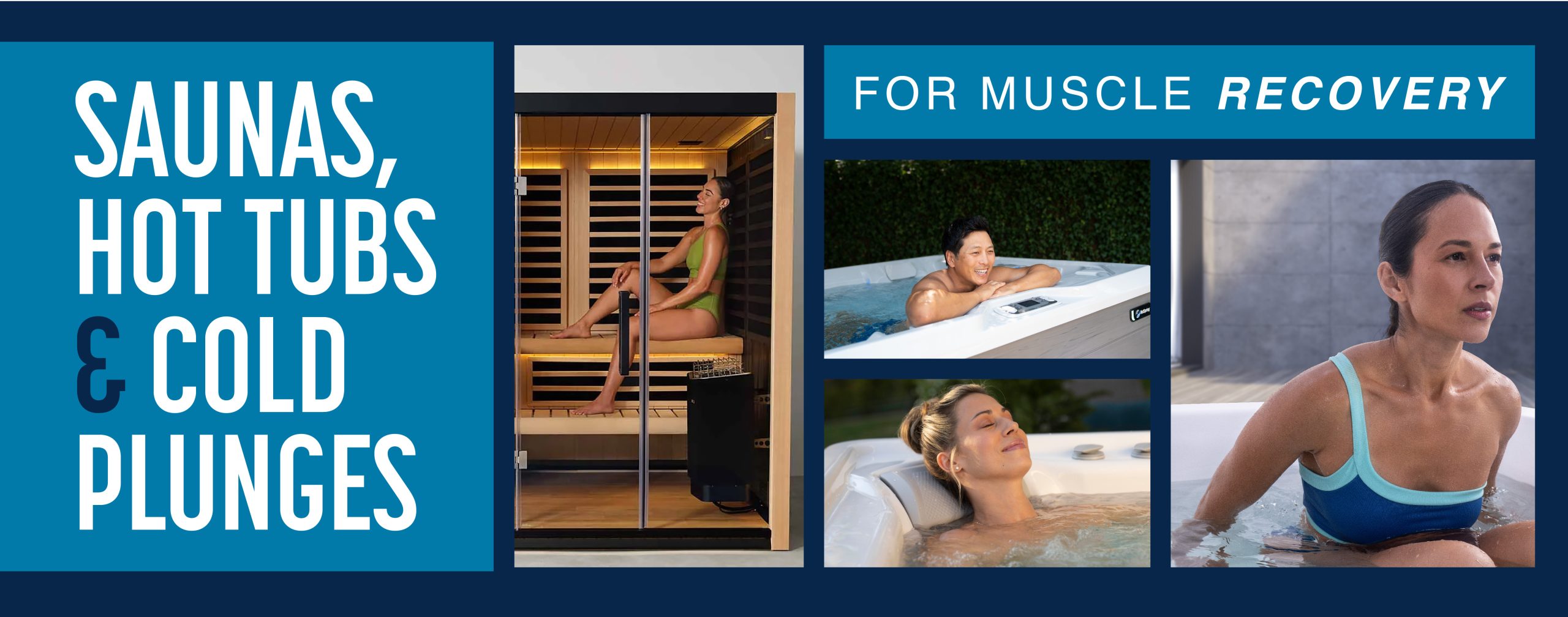 Saunas, cold plunges and hot tubs for exercise recovery