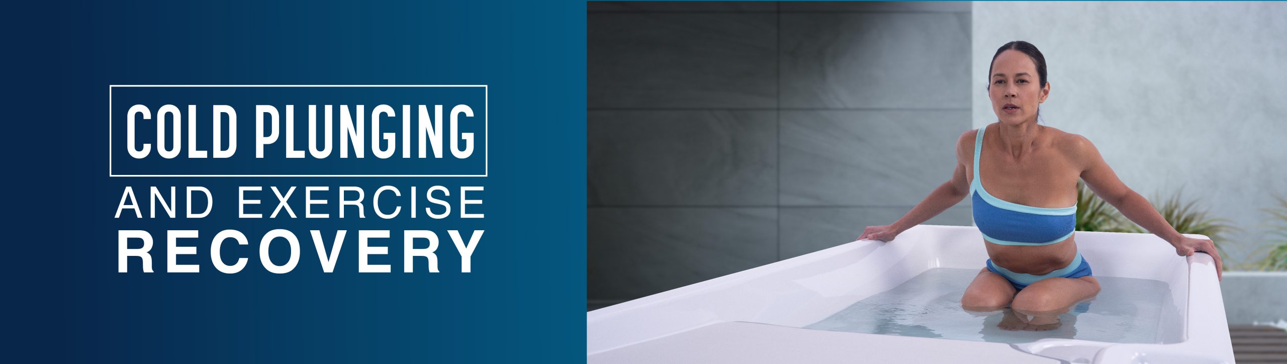 Cold plunge tubs for athletic recovery