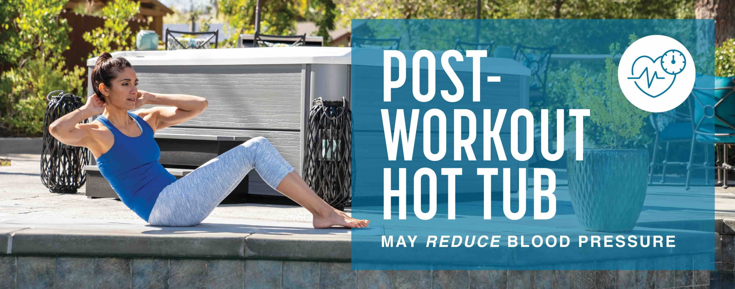 Post-workout hot tub may reduce blood pressure